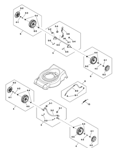 Part Location Diagram of 80082434 Murray Front Axle Assembly